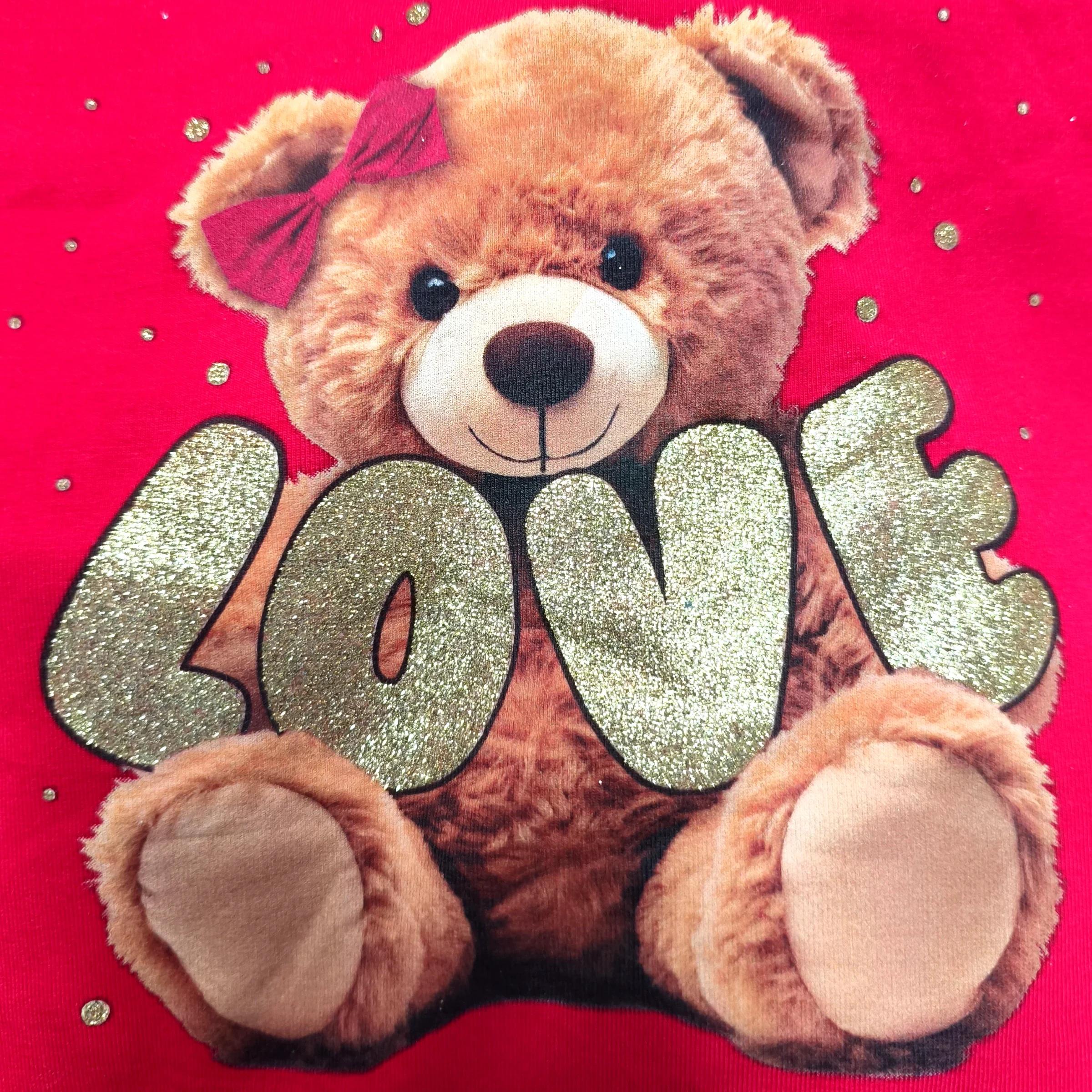 Love Terry - Discharge with Digital and Glitter print as Value addition print done my Macrofast